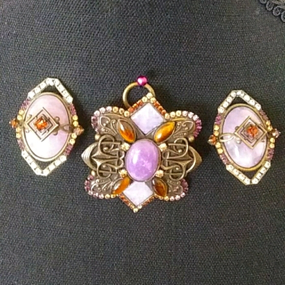 Sorrelli Jewelry - 🌷Sorrelli Vintage Amethyst & Tiger's Eye Set